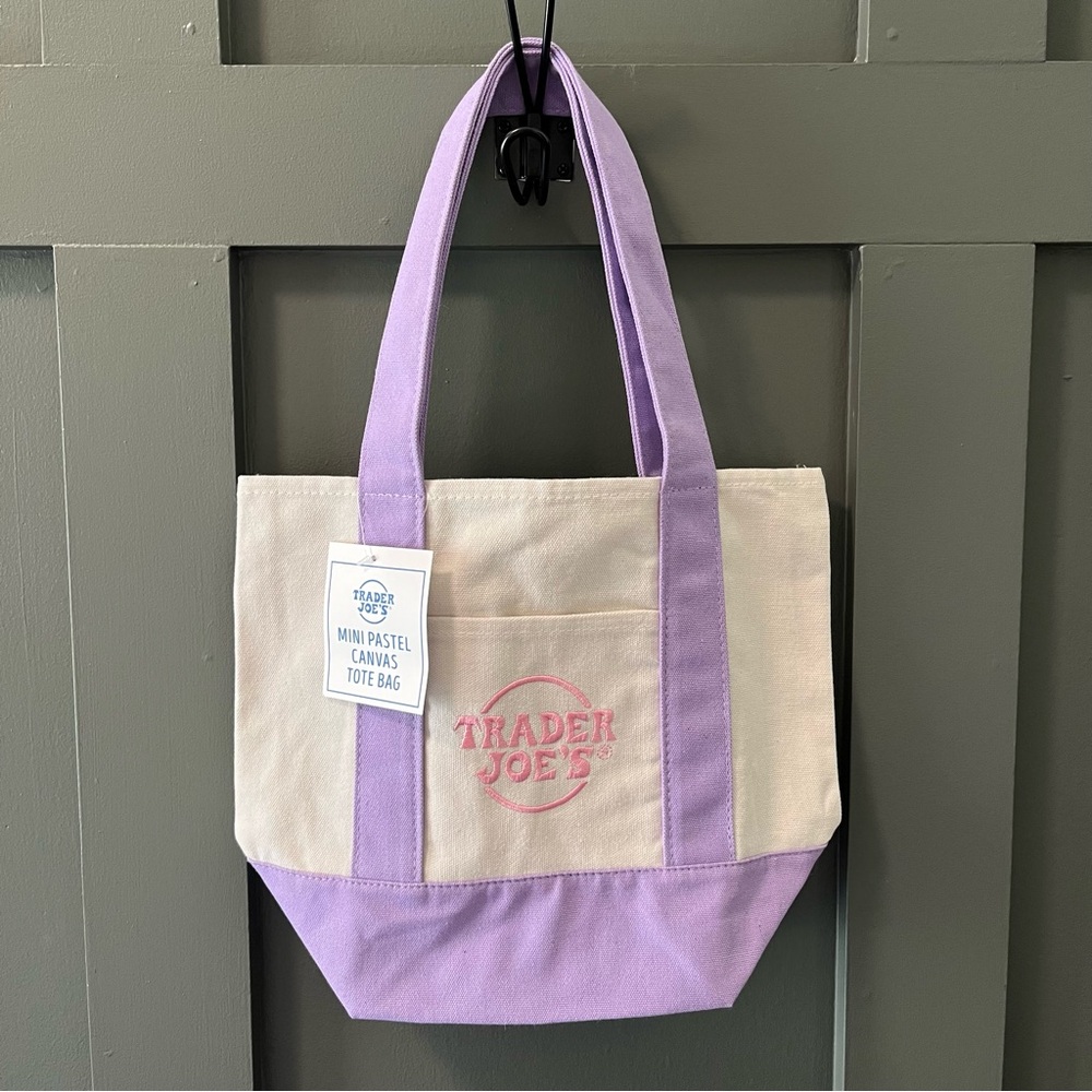 Purple Trader Joe’s Mini Tote